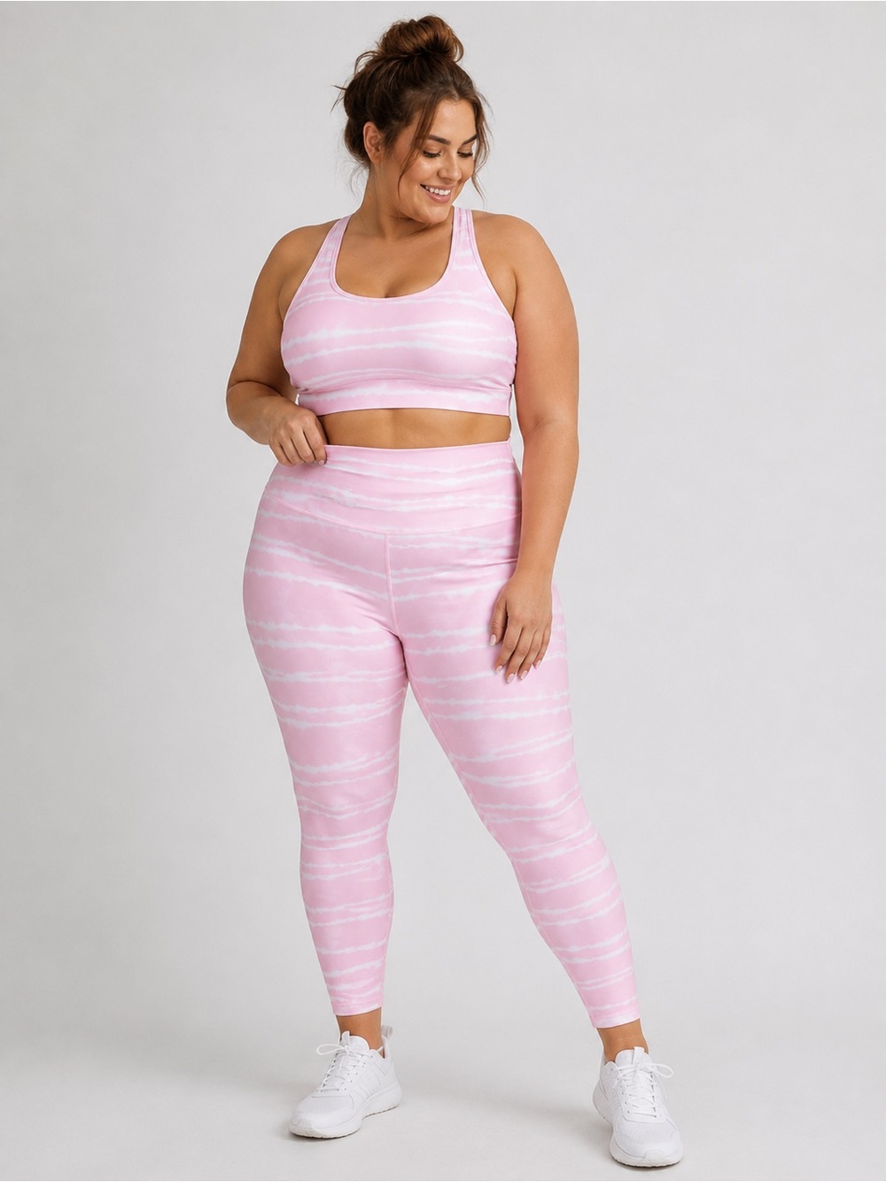 Scorpio Sol Light Pink Tie-Dye High-Rise Leggings